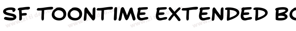 SF Toontime Extended Bold Italic字体转换